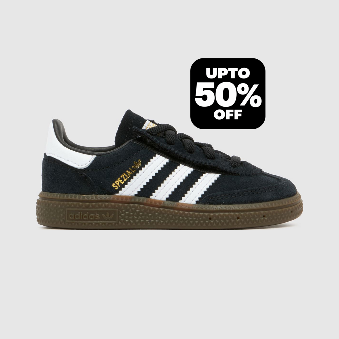 Adidas Schuh Black & White Handball Spezial Toddler Trainers, Size: 6
