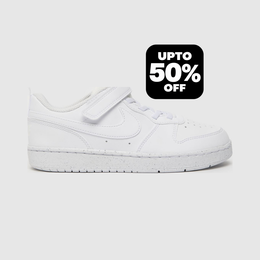 Nike White Court Borough Low Recraft Trainers, Size: 13 , Schuh