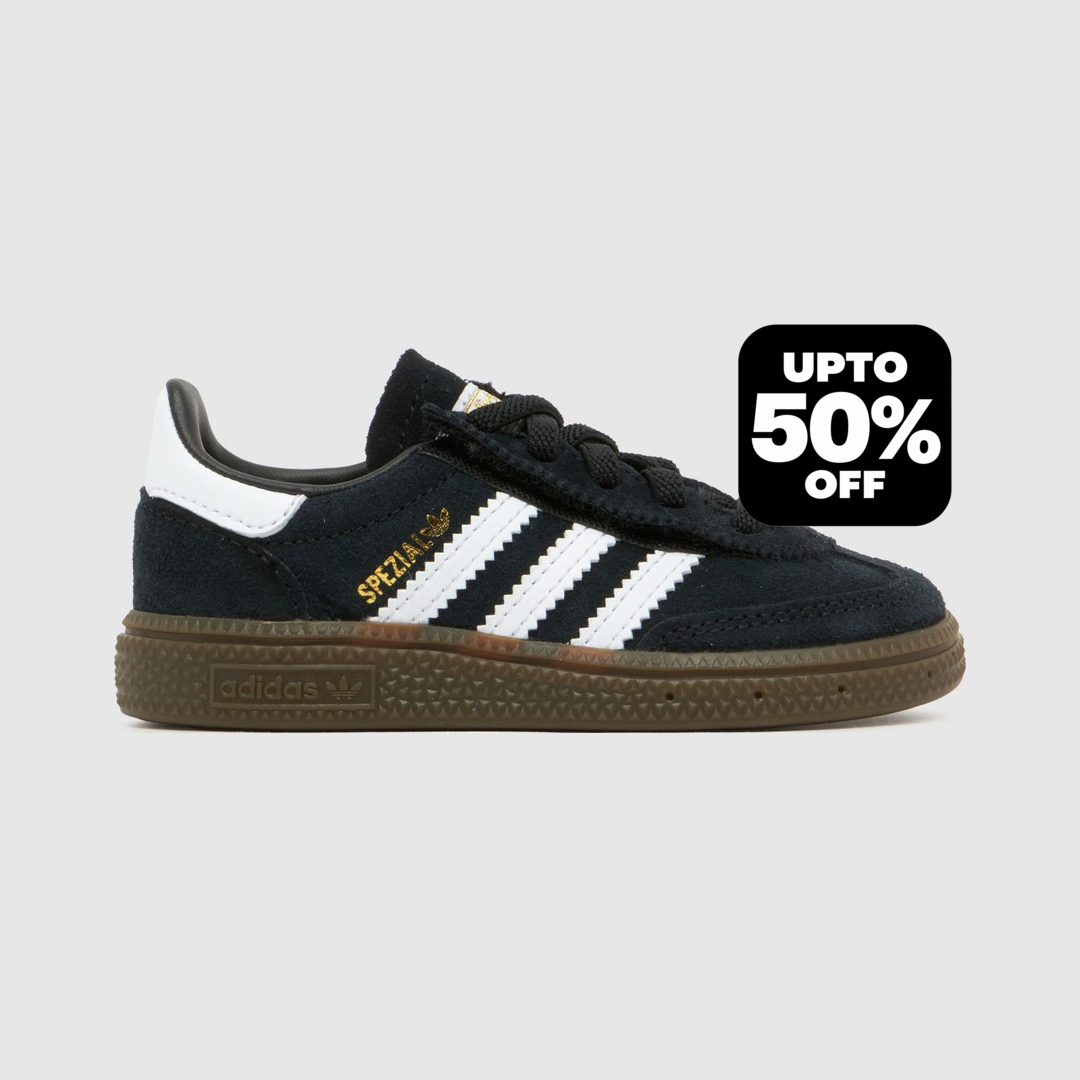Adidas Schuh Black & White Handball Spezial Toddler Trainers, Size: 3