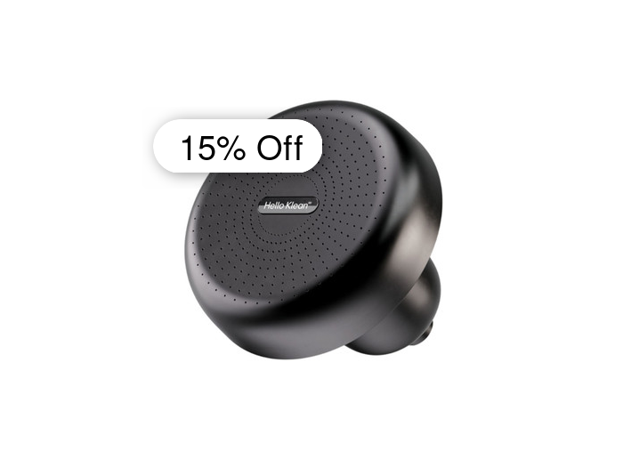 Hello Klean Rain Shower Filter Chrome