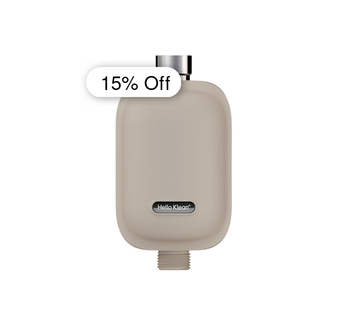 Hello Klean Shower Filter- Beige